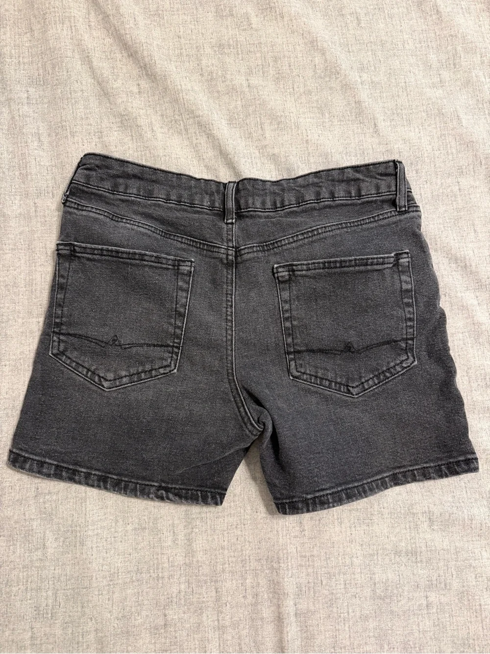 ASOS Washed Black Denim Jean Shorts